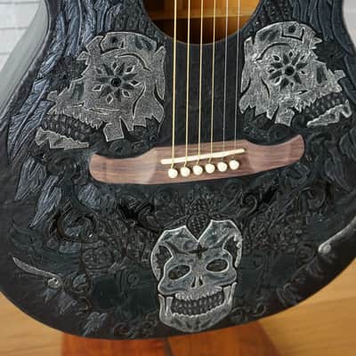 Fender Kangaroo and Alligator Leather Triple O Custom Shop Acoustic Guitar 2014 - Tony Murga Boots image 6