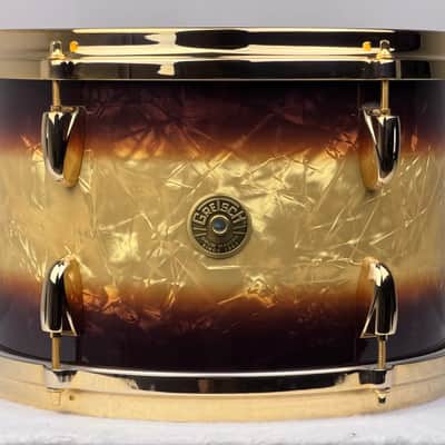 Gretsch 18/12/14/5.5x14" Gold Hdw. USA Custom Drum Set - Exclusive Espresso Burst image 15