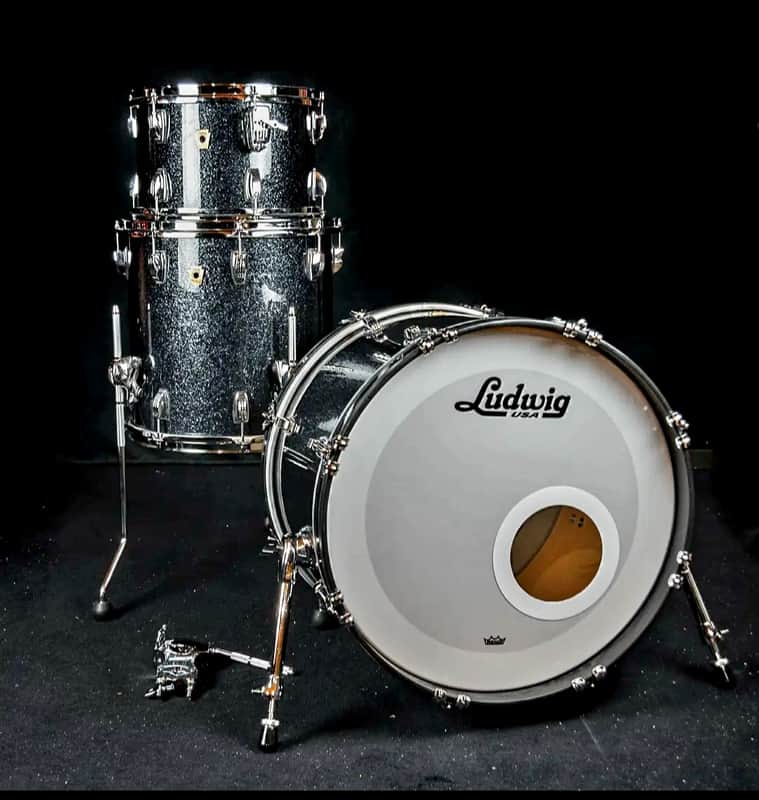 Ludwig Downbeat Classic Maple - Hybrid Black Sparkle image 1