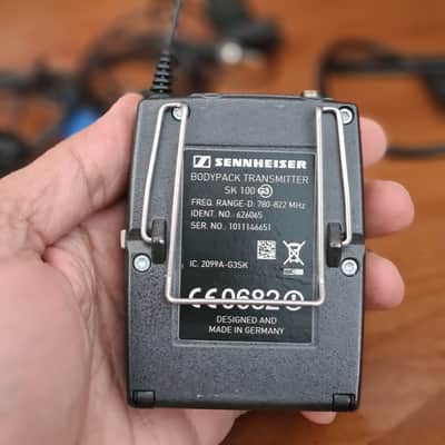 Sennheiser Ew100 G3 EK100 Reciver +SK 100 Transmitter+Me4 Mikrofon image 13