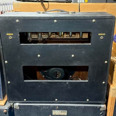 Ampeg G-12 Gemini I Combo 1968 - a very cool mid-60's all tube Black Tolex example ready to enjoy. image 4