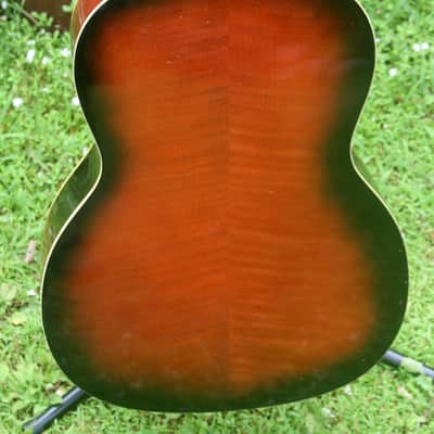 Yamaha Nippon Gakki Dynamic ALL Solid Guitar No.40A Red Label  1963 Natural+Original Hard Case image 7