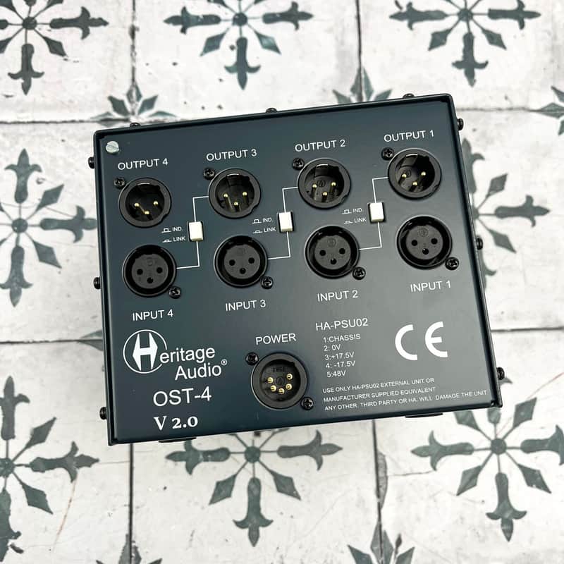 2020 – 2021 Heritage Audio OST-4 V2.0 4-Slot 500 Series Frame …