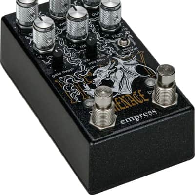 Empress Heavy Menace Distortion Effects Pedal, Black Sparkle image 2