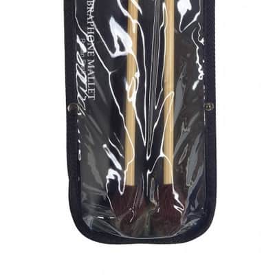 Pair of Stagg Hard Rattan Vibraphone Wool Wrapped Mallets w/Bag, Model SMV-RH image 1