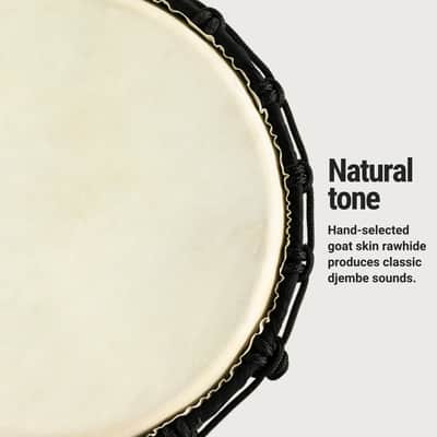 Meinl Percussion HDJ1-M Headliner "Congo Series" Wood Djembe, Medium: 10" Diameter image 4