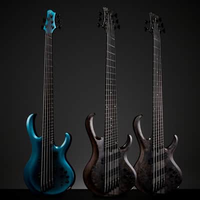 Ibanez BTB805MS-TGF Bass Workshop BTB Electric Bass 5-String Multi Scale - Transparent Gray Flat + Case image 2