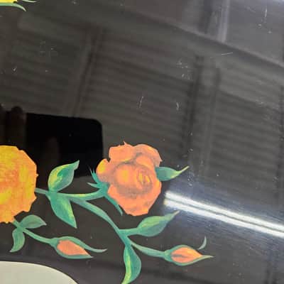 2007 Esteban Spanish Rosas Classical Electronic Acoustic Guitar - Floral image 17