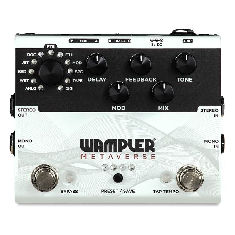 New Wampler Metaverse Multi-Delay Guitar Effects Pedal Guitar Effects Pedal image 1