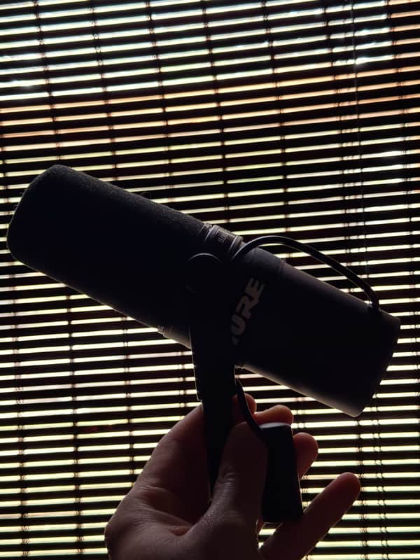 Shure SM7B Cardioid Dynamic Microphone 2001 - Present - Black image 1