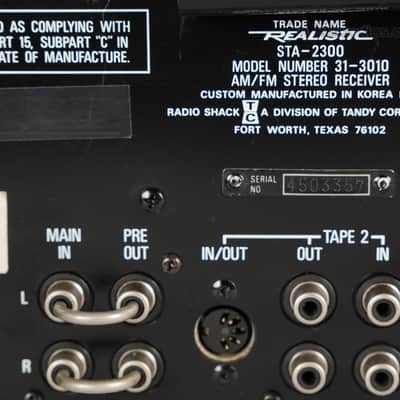 Realistic STA-2300 AM/FM Stereo Receiver – Professionally Restored – Fully Tested – 1-Year Warranty image 9