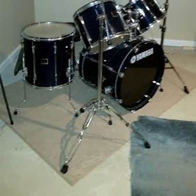 SALE PRICE - Yamaha Stage Custom  Deep Blue, complete kit - REDUCED image 4
