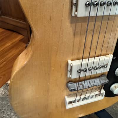1960 Carvin SGB-3 Solid Body Electric Guitar - Natural Finish (w/HSC) image 3