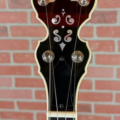 Deering Calico 5-String Banjo - Honey Amber image 8