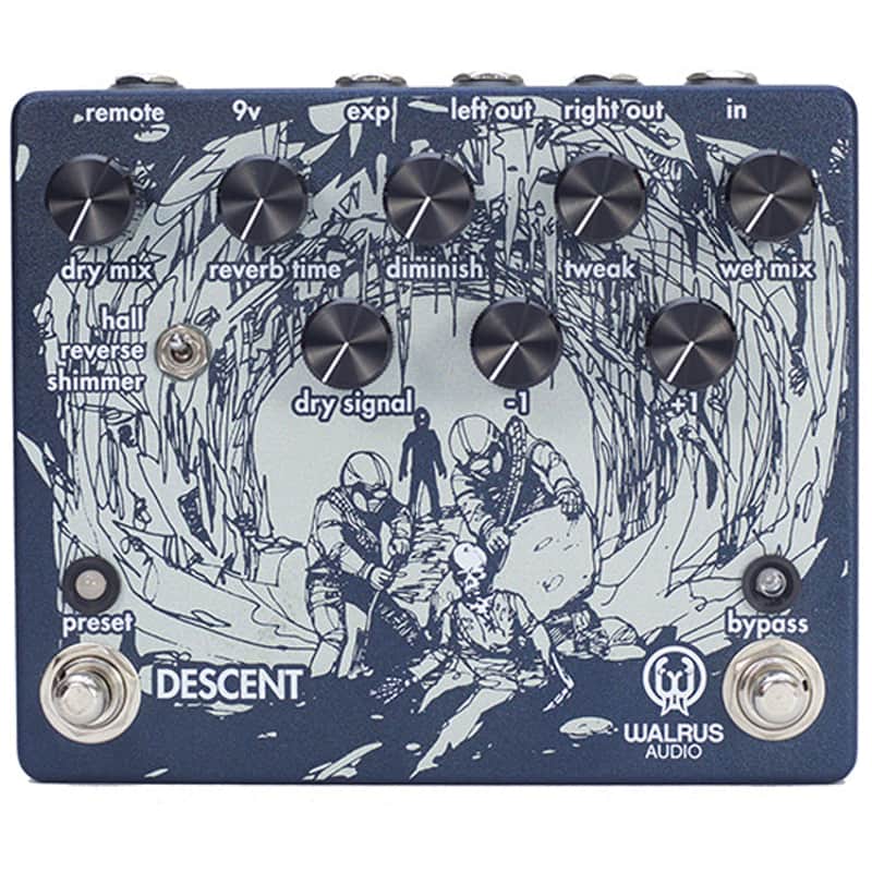 Walrus Audio Descent Reverb/Octave Machine Pedal image 1