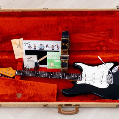 1984 Fender Fullerton American Vintage ‘62 Stratocaster Black w/ Case, Hangtags image 23