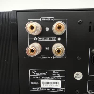 Vincent Audio SP 332 Hybrid Power Amplifier image 8