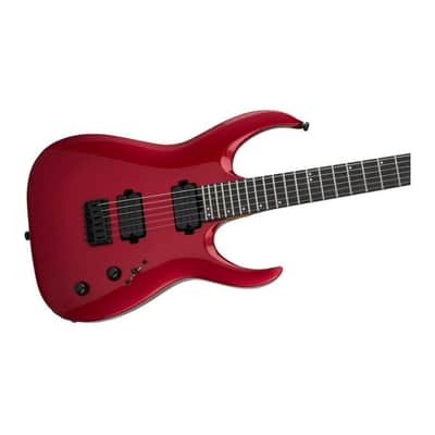 Jackson Pro Plus Series Signature Misha Mansoor Juggernaut HT6 6-String Right-Handed Electric Guitar with Poplar Body and Ebony Fingerboard (Red Crystal) image 4