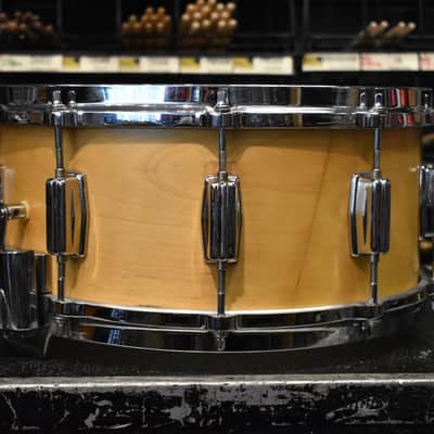 Vintage 70's Tama Re-Ring Superstar 9606 KG 6.5 x 14 King Beat Birch Snare Drum in Natural Maple Finish image 3