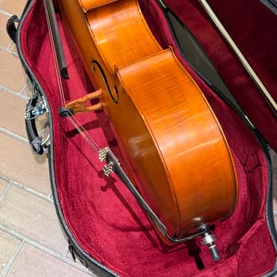 2007 Mathias Thoma Model 150 Cello - All Hand Carved Solid Maple - Spirit Varnish - with case Bild 5