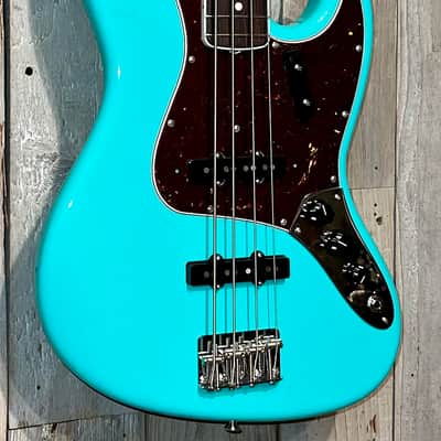 Fender American Vintage II 1966 Jazz Bass, Seafoam Green, In Stock, Pro Setup & Ships Fast ! image 2