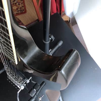 1987 MIJ By ESP Kramer Bluesbreaker 308, Metallic Gun Metal Grey, OFR, Gig Bag image 7