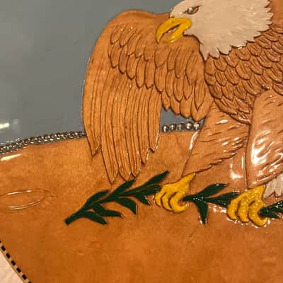 Gibson Resonator Prototype 1975 - Hand carved and hand painted image 7