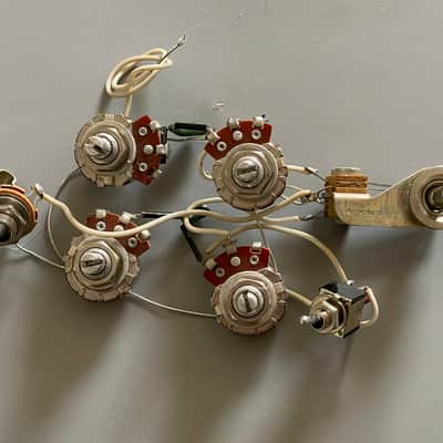 Vintage 1973 USA Guild S-100 Polara Wiring Harness Stackpole Switchcraft 2 Volume / 2 Tone / 3 Way Switch Possibly Fits Jetstar image 2