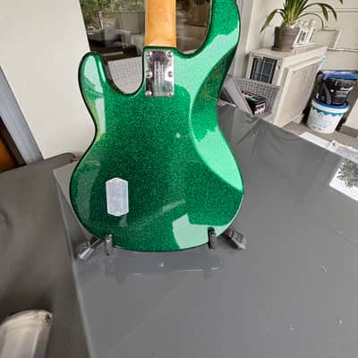 2002 Ernie Ball Music Man Stingray  - Green Sparkly image 5