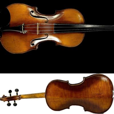VINTAGE / OLD / ANTIQUE 16” Viola + Solid Case - Deep Resonant Tone | Master Setup | Free Worldwide Shipping - Youtube Videos ビオラ 中提琴 image 2