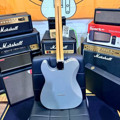 🔥2012🔥 Fender Blacktop Telecaster Baritone~ Ghost Silver HSS~ Mexican MIM Tele image 14