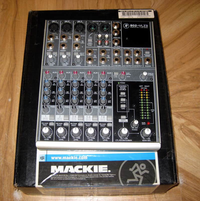 Mackie 802 VLZ3 Mixer | Reverb