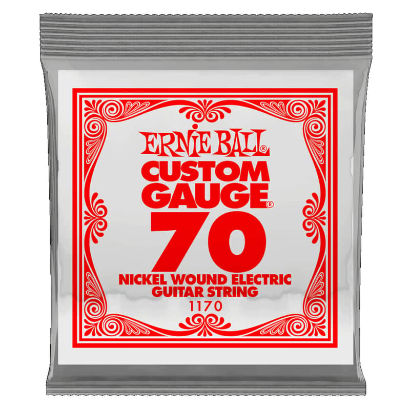 Ernie Ball Nickel Wound .070 Single String - 3 Pack image 1