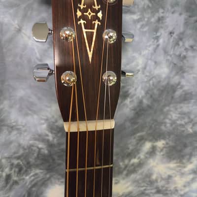 Vintage 1981 Japan Hand Made Alvarez Model 5017 Dreadnought Solid Spruce Top X-Braced New Strings Pro Setup Newer Gigbag image 10