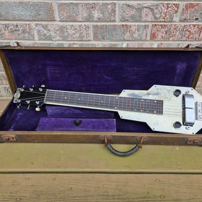Vintage Circa 1936 Epiphone Electar Aluminum Top Lap Steel Guitar w/ Original Case! image 1