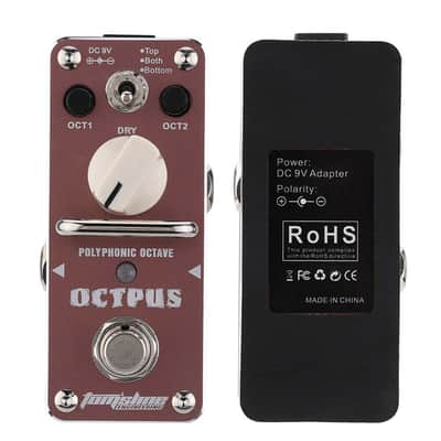 Tomsline AOS-3 Octpus Polyphonic Octave Electric Guitar Effect Pedal image 1