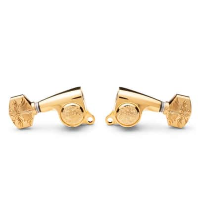Gotoh Luxury 18:1 12-String Guitar Tuners, Polished Gold image 2