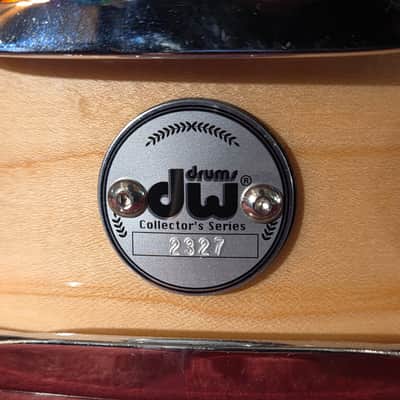 DW Collector's Series Maple Pi 3.14x14" Snare Drum Natural image 2