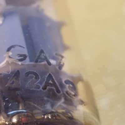 Amperex 6DJ8 tNOS AT1000 TESTED Balanced! PI Vacuum Tube Heerlen Large Halo Getter GA3 GA4 GA6 GA7 Bugle Boy T3 ECC88 dual triode 1959-1962 image 5