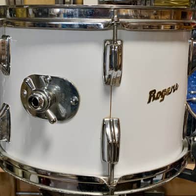 Roger’s 9"x13" Rack Tom - New England White - VG Condition - Fullerton Era image 5