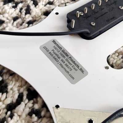 Warmoth HSH Pickguard with 916 Pickups USA PAF Clones - Double Light Butyrate Cream image 11