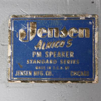 1957 Vintage Jensen P10R Alnico 5 10" Speaker (220725) Excellent Condition! image 5