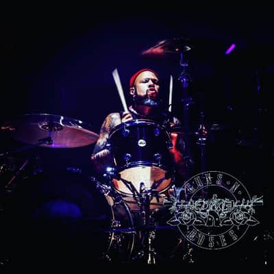 Frank Ferrer's Guns 'n' Roses DW 2017 - Red Sparkle Lacquer Complete Set! 24,13,16,18 image 10