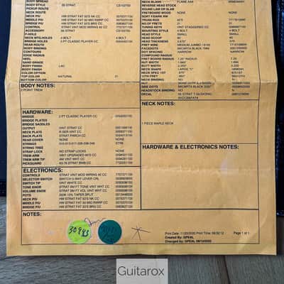 2020 Fender 65 Stratocaster Closet Classic Roasted Ash Natural image 18
