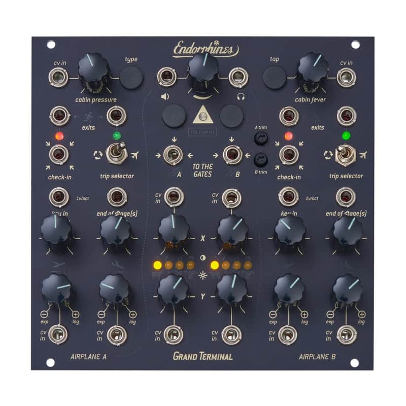 Endorphin.es Endorphin.es Grand Terminal Eurorack Module (Blac…
