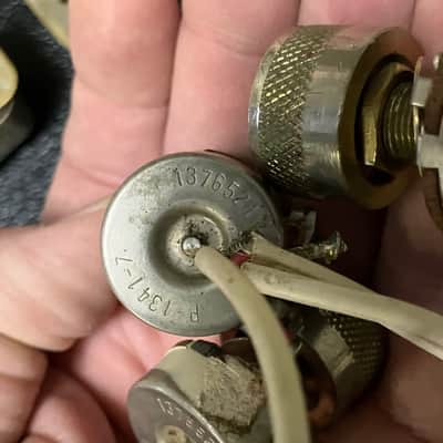 Vintage 1965 Gretsch Country Gentleman Complete Wiring Harness Pickup Set -Gold - Filtertron Supertron image 13