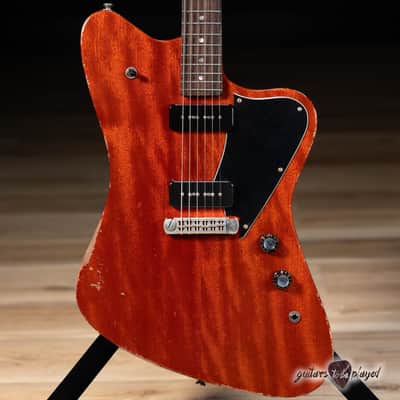 Fano PX6 Alt de Facto Mahogany Wraptail Guitar w/ Lollar P-90s – Faded Cherry image 2