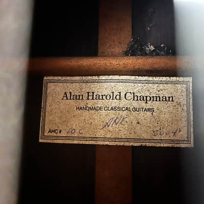 Alan Chapman Classical Guitar 2004  French Polish image 6