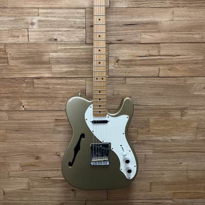 Fender / Squier Telecaster Thinline Parts Guitar 2017 - Shoreline Gold- 7lbs .5oz image 3