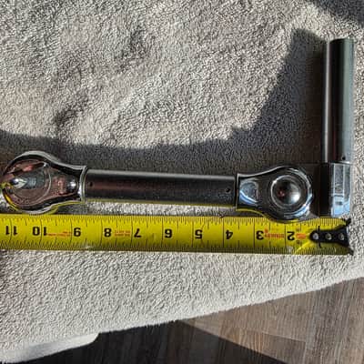 Ludwig Modular Dog Bone w/ Tom Arm 1980s - 1990s - Chrome image 8